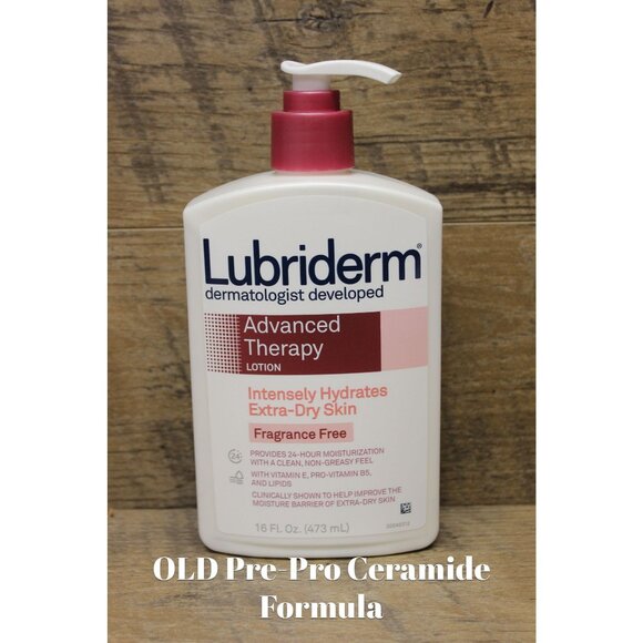 Lubriderm advance therapy lotion fragrance free extra dry skin 16 fl.oz - Picture 1 of 9